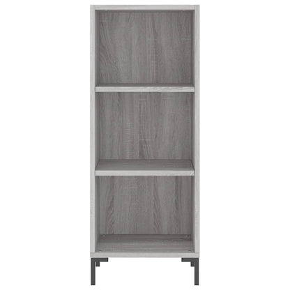 Highboard Grau Sonoma 34,5x32,5x180 cm Holzwerkstoff