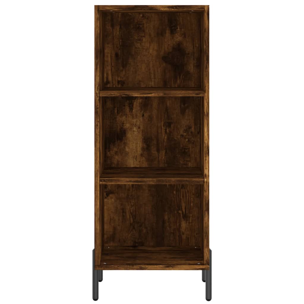 Highboard Räuchereiche 34,5x32,5x180 cm Holzwerkstoff