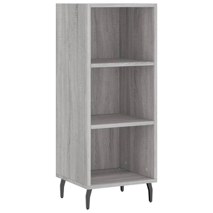 Highboard Grau Sonoma 34,5x32,5x180 cm Holzwerkstoff