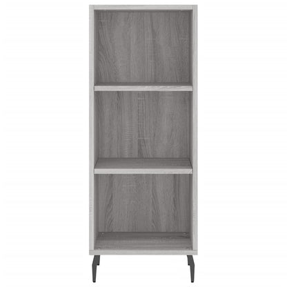 Highboard Grau Sonoma 34,5x32,5x180 cm Holzwerkstoff