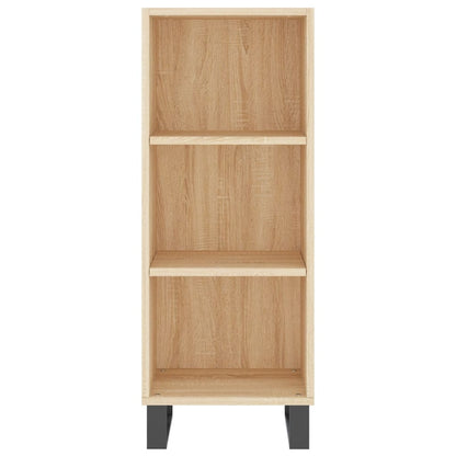 Highboard Sonoma-Eiche 34,5x32,5x180 cm Holzwerkstoff