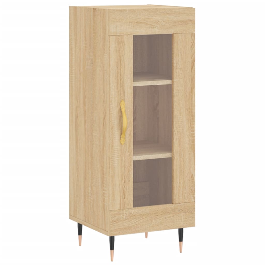 Highboard Sonoma-Eiche 34,5x34x180 cm Holzwerkstoff