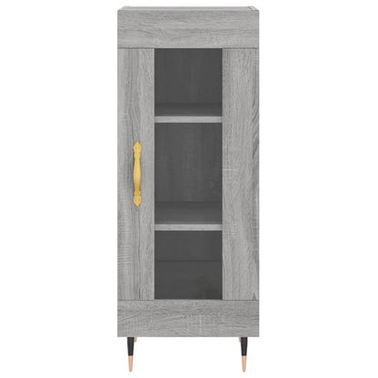 Highboard Grau Sonoma 34,5x34x180 cm Holzwerkstoff