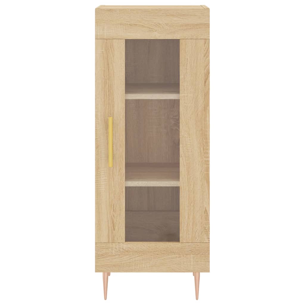 Highboard Sonoma-Eiche 34,5x34x180 cm Holzwerkstoff