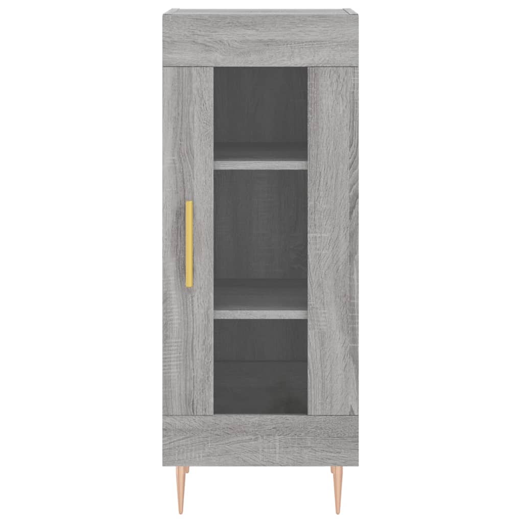 Highboard Grau Sonoma 34,5x34x180 cm Holzwerkstoff