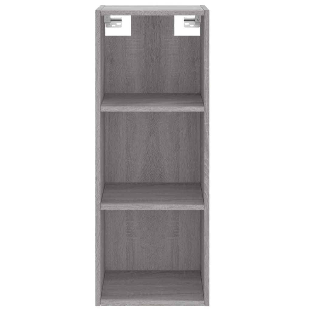 Highboard Grau Sonoma 34,5x34x180 cm Holzwerkstoff