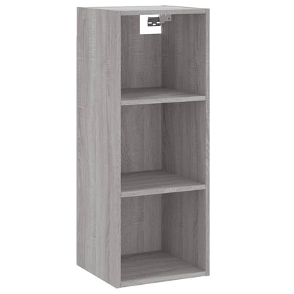 Highboard Grau Sonoma 34,5x34x180 cm Holzwerkstoff