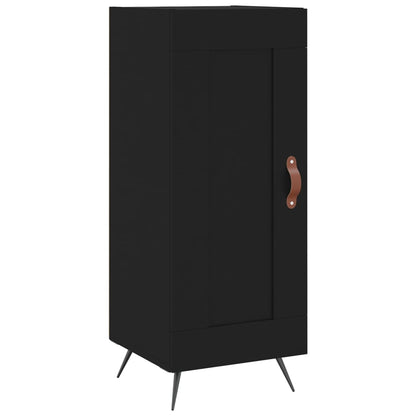 Highboard Schwarz 34,5x34x180 cm Holzwerkstoff