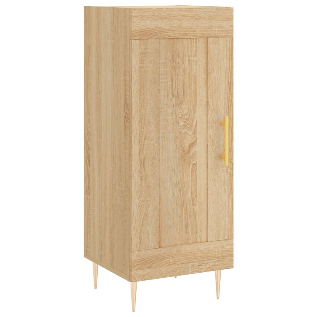 Highboard Sonoma-Eiche 34,5x34x180 cm Holzwerkstoff