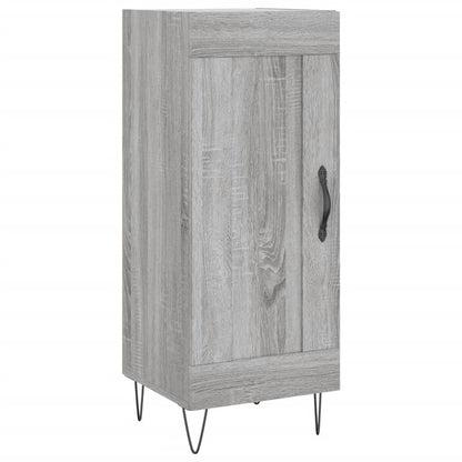 Highboard Grau Sonoma 34,5x34x180 cm Holzwerkstoff