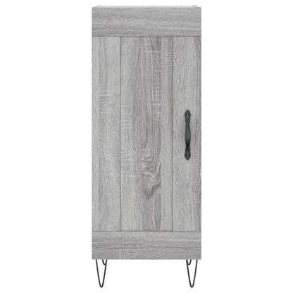 Highboard Grau Sonoma 34,5x34x180 cm Holzwerkstoff