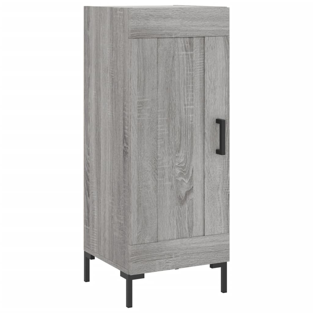 Highboard Grau Sonoma 34,5x34x180 cm Holzwerkstoff