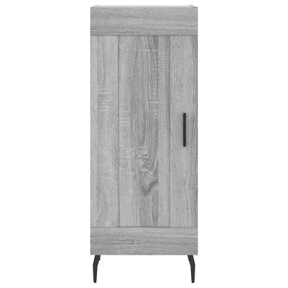 Highboard Grau Sonoma 34,5x34x180 cm Holzwerkstoff