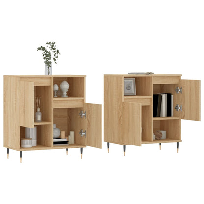 Sideboards 2 Stk. Sonoma-Eiche Holzwerkstoff