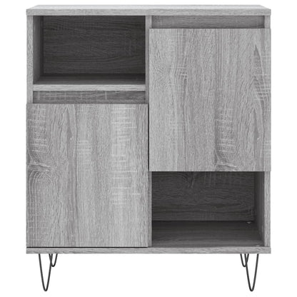 Sideboards 2 Stk. Grau Sonoma Holzwerkstoff