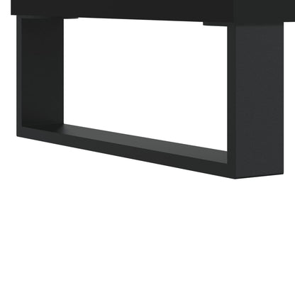 Sideboards 2 Stk. Schwarz Holzwerkstoff