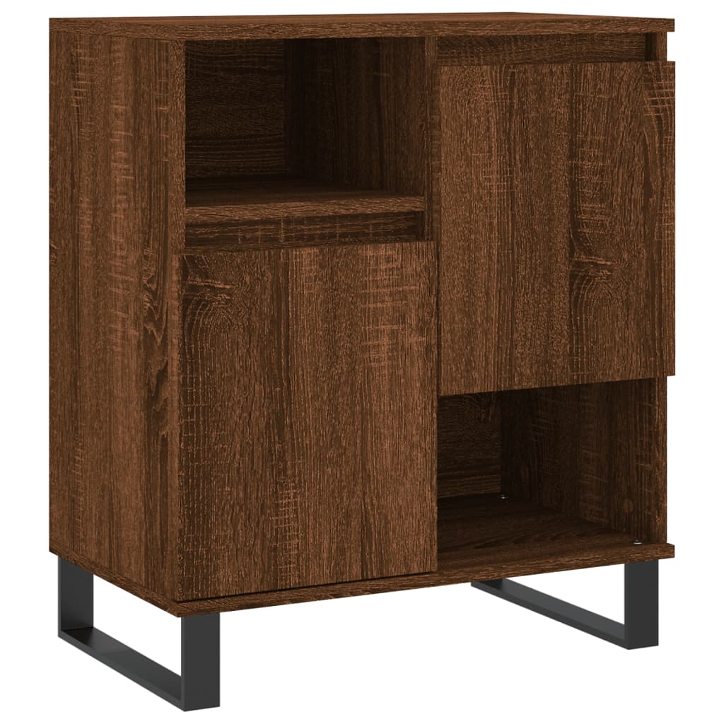 Sideboards 3 Stk. Braun Eichen-Optik Holzwerkstoff