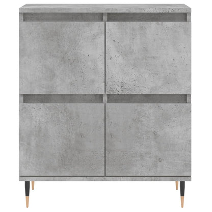 Sideboards 2 Stk. Betongrau Holzwerkstoff