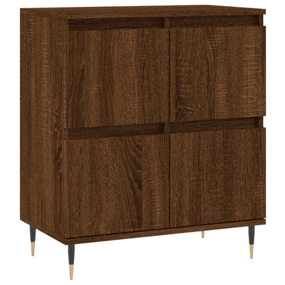 Sideboards 2 Stk. Braun Eichen-Optik Holzwerkstoff