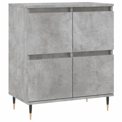 Sideboards 3 Stk. Betongrau Holzwerkstoff