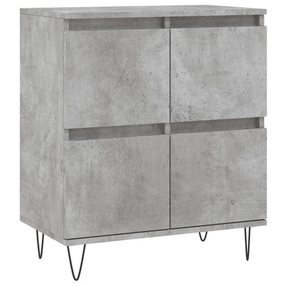 Sideboards 3 Stk. Betongrau Holzwerkstoff