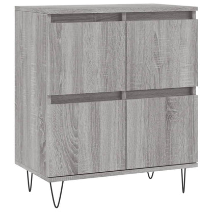 Sideboards 3 Stk. Grau Sonoma Holzwerkstoff