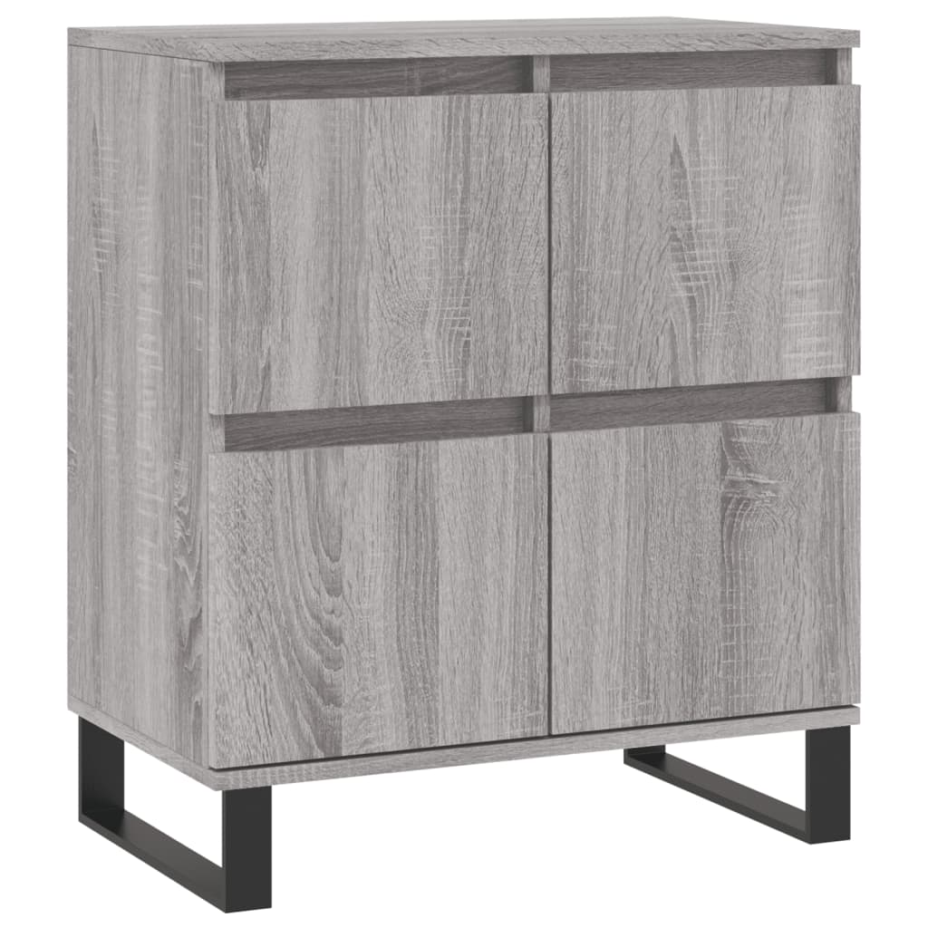 Sideboards 3 Stk. Grau Sonoma Holzwerkstoff