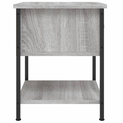 Nachttische 2 Stk. Grau Sonoma 34x35,5x45 cm Holzwerkstoff