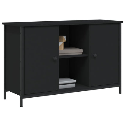 TV-Schrank Schwarz 100x35x65 cm Holzwerkstoff