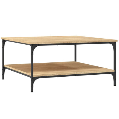 Couchtisch Sonoma-Eiche 80x80x40 cm Holzwerkstoff