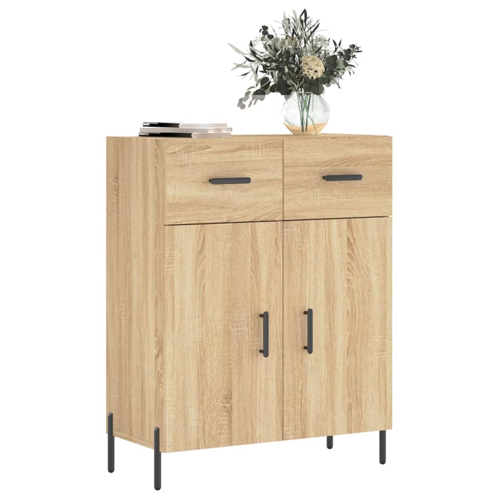 Sideboard Sonoma-Eiche 69,5x34x90 cm Holzwerkstoff