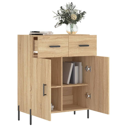 Sideboard Sonoma-Eiche 69,5x34x90 cm Holzwerkstoff