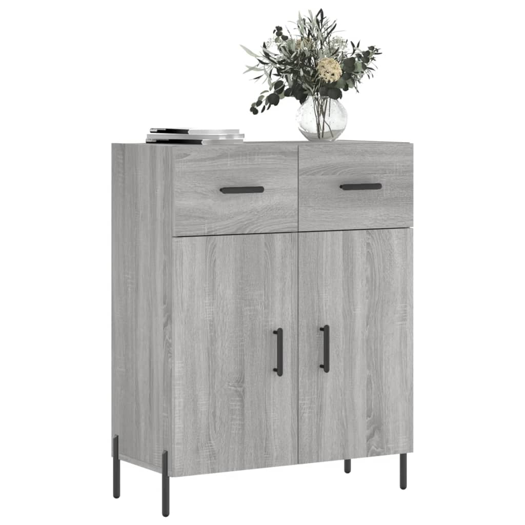 Sideboard Grau Sonoma 69,5x34x90 cm Holzwerkstoff