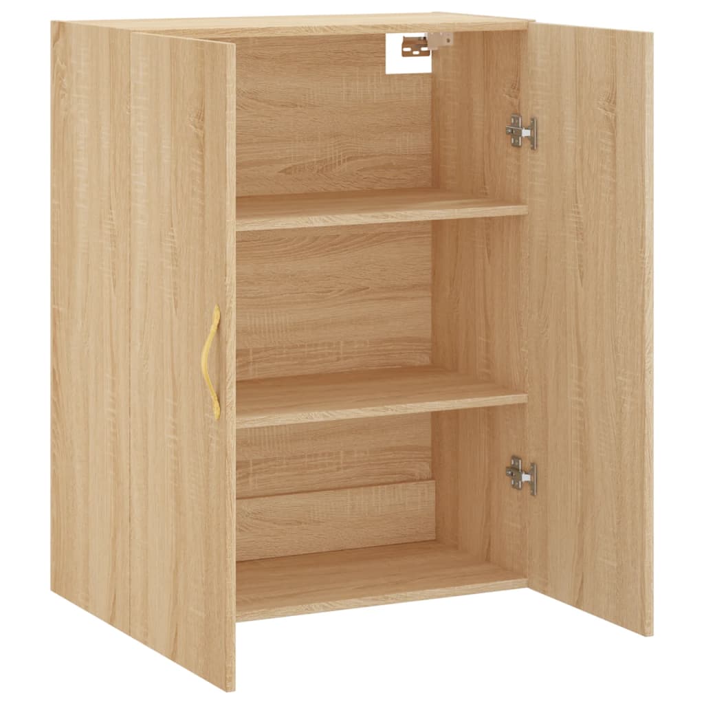 Wandschrank Sonoma-Eiche 69,5x34x90 cm