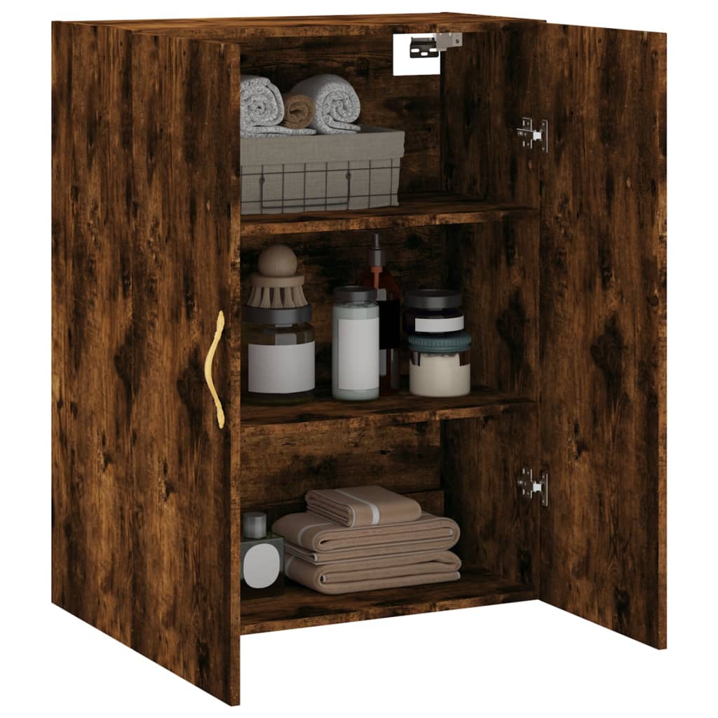 Wandschrank Räuchereiche 69,5x34x90 cm