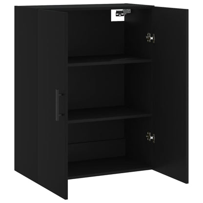 Wandschrank Schwarz 69,5x34x90 cm