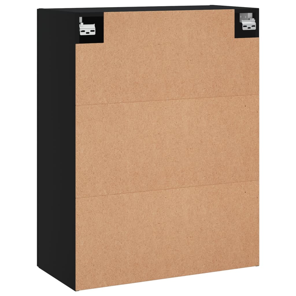 Wandschrank Schwarz 69,5x34x90 cm