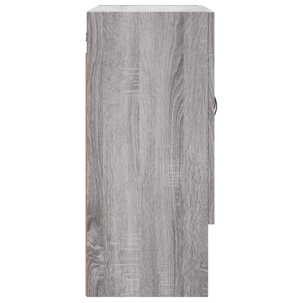 Wandschrank Grau Sonoma 60x31x70 cm Holzwerkstoff