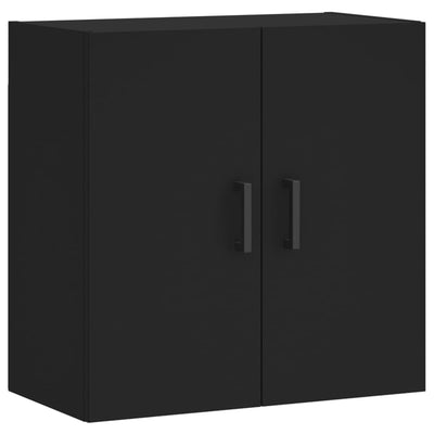 Wandschrank Schwarz 60x31x60 cm Holzwerkstoff