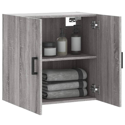 Wandschrank Grau Sonoma 60x31x60 cm Holzwerkstoff