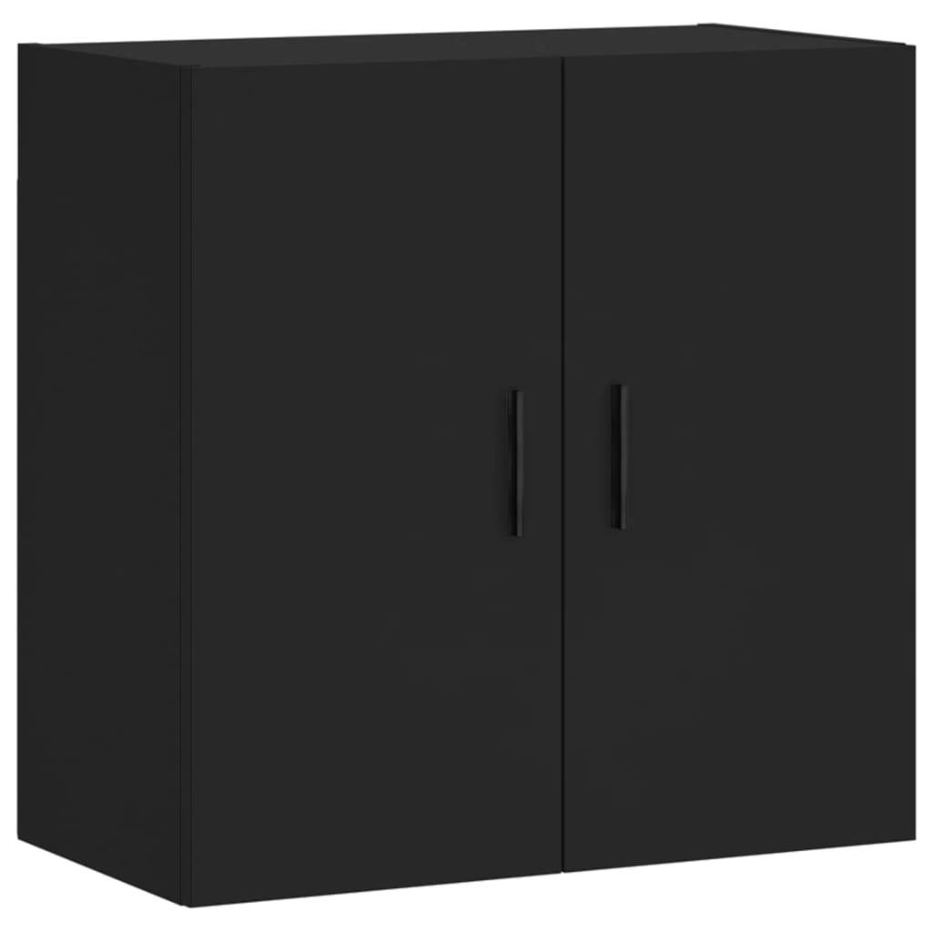 Wandschrank Schwarz 60x31x60 cm Holzwerkstoff