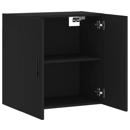 Wandschrank Schwarz 60x31x60 cm Holzwerkstoff