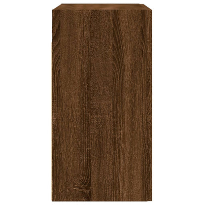 Wandschrank Braun Eichen-Optik 60x31x60 cm Holzwerkstoff