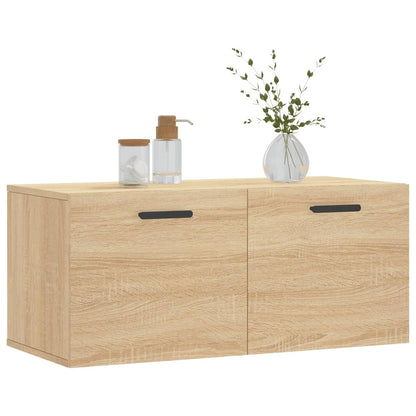 Wandschrank Sonoma-Eiche 80x36,5x35 cm Holzwerkstoff