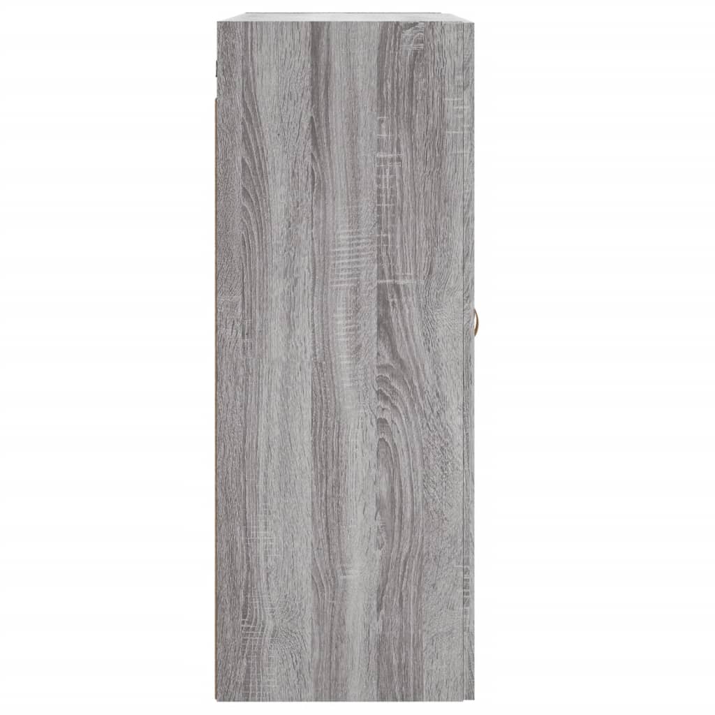 Wandschrank Grau Sonoma 69,5x34x90 cm Holzwerkstoff