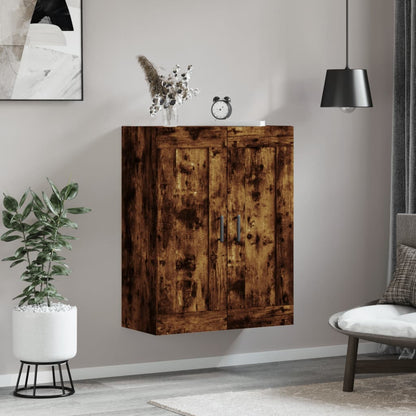 Wandschrank Räuchereiche 69,5x34x90 cm Holzwerkstoff