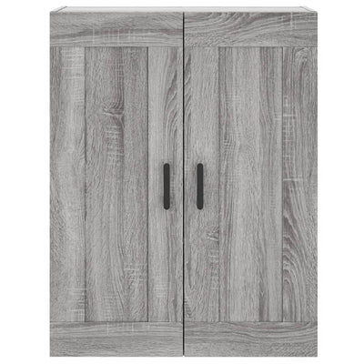 Wandschrank Grau Sonoma 69,5x34x90 cm Holzwerkstoff