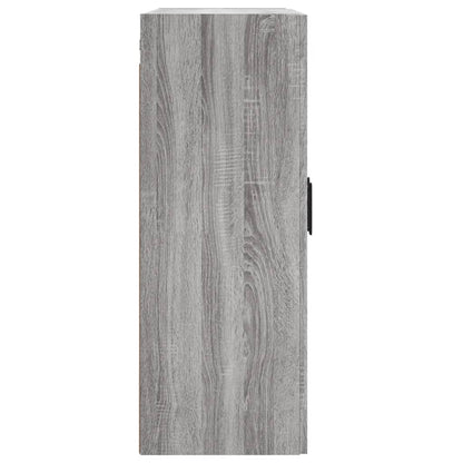 Wandschrank Grau Sonoma 69,5x34x90 cm Holzwerkstoff