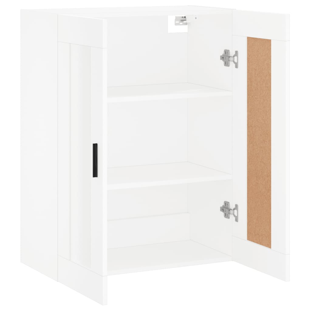 Wandschrank Weiß 69,5x34x90 cm Holzwerkstoff