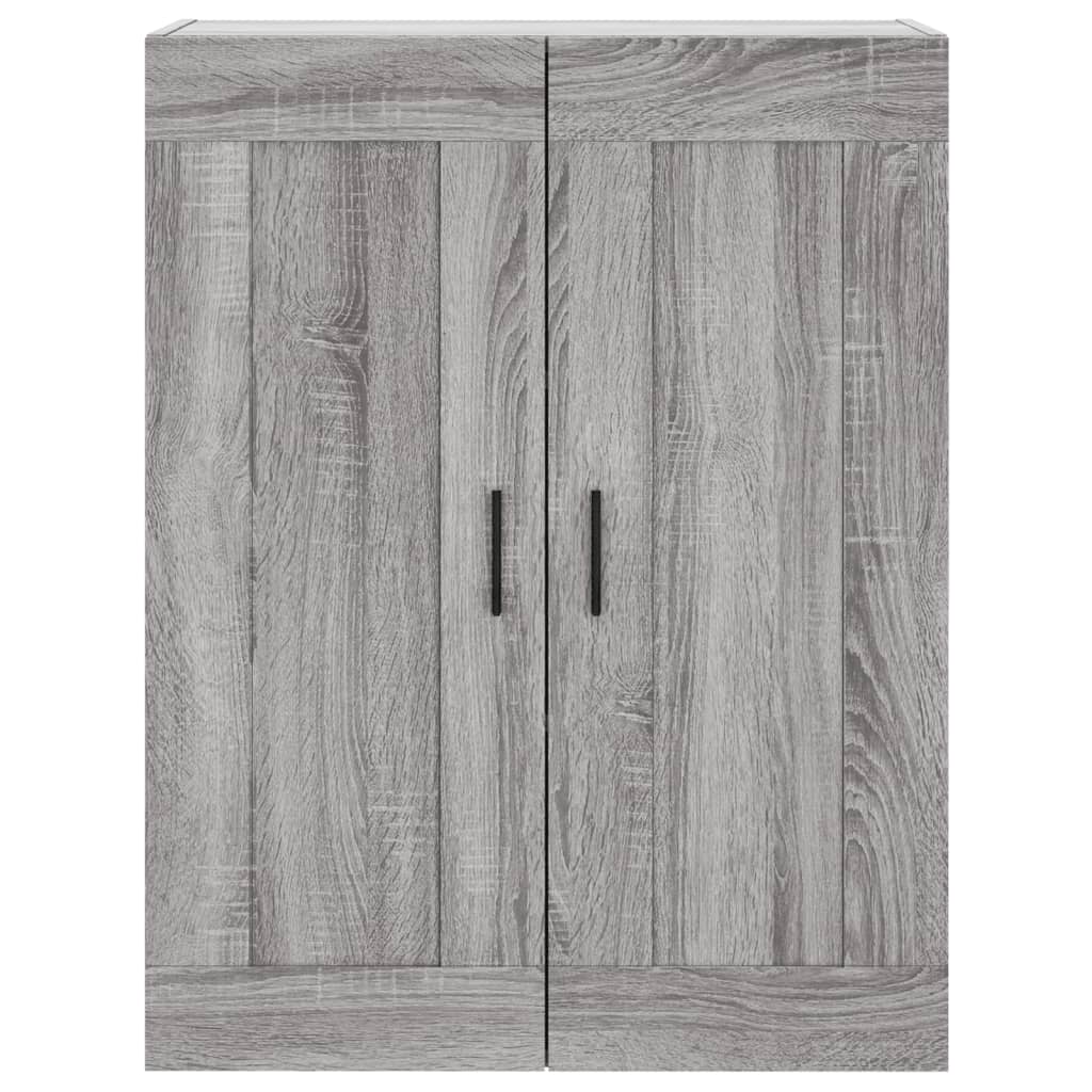 Wandschrank Grau Sonoma 69,5x34x90 cm Holzwerkstoff